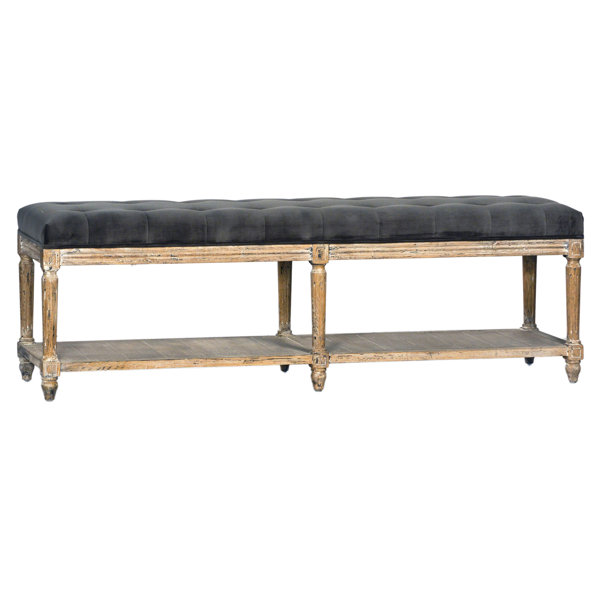 Dovetail Furniture Mariel Upholstered Storage Bench Perigold
